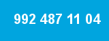 992 487 11 04 992 487 11 04